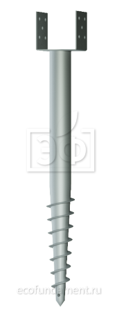 Винтовая свая. Горячий цинк - СВМ-U 57 (3) - 1000